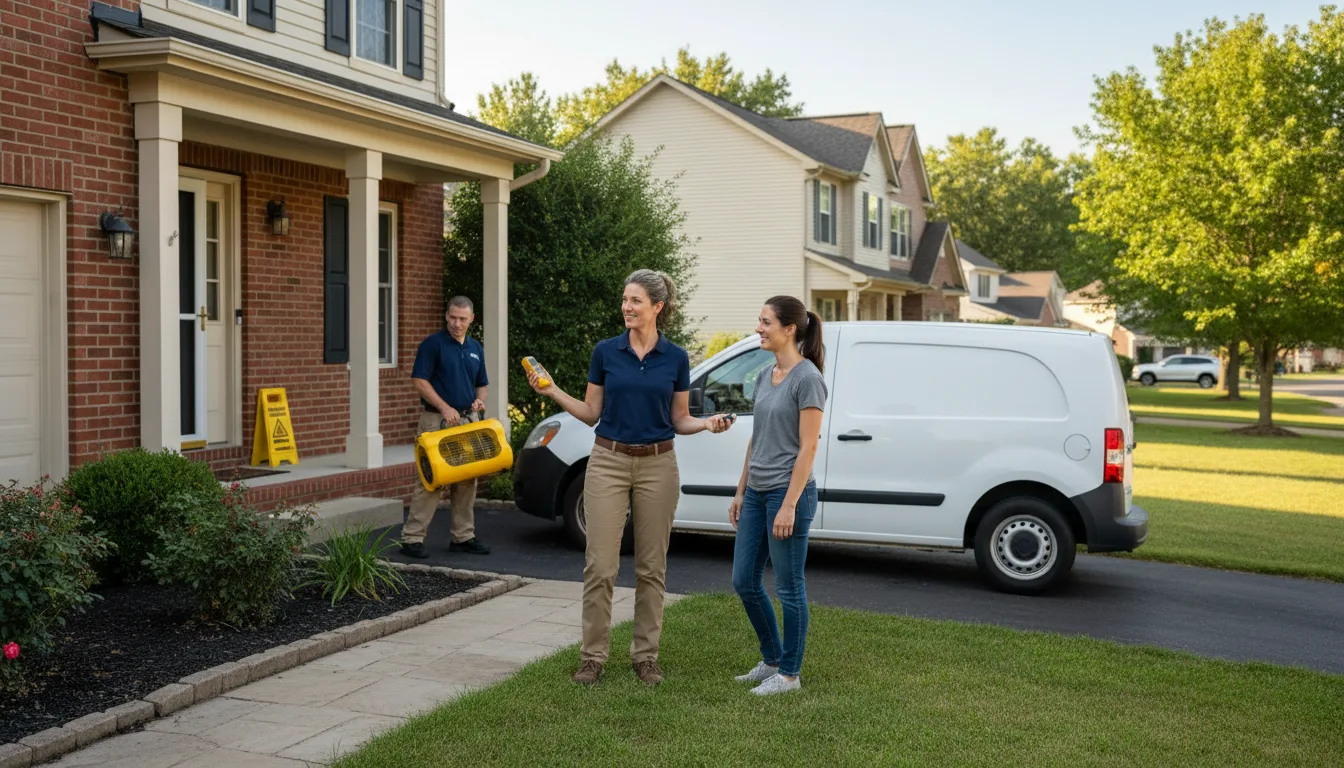 Residential water damage restoration in Carlin, NV